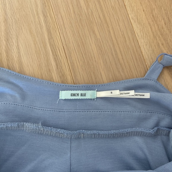 Urban Outfitters light blue flowy romper. Size small. Barely worn. - Picture 5 of 6